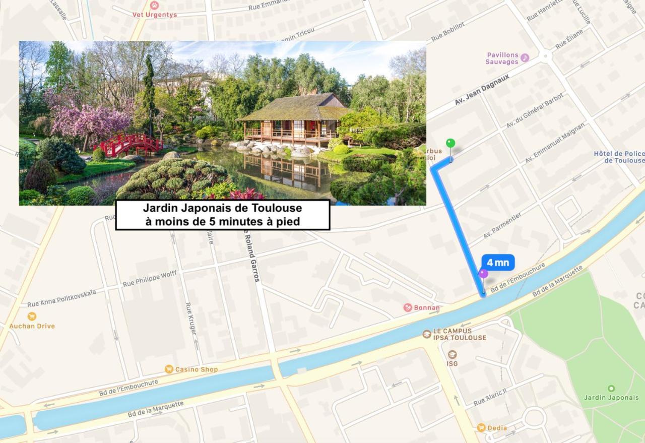 Le Saint Eloi - Studio Avec Parking Toulouse Centre Διαμέρισμα Εξωτερικό φωτογραφία